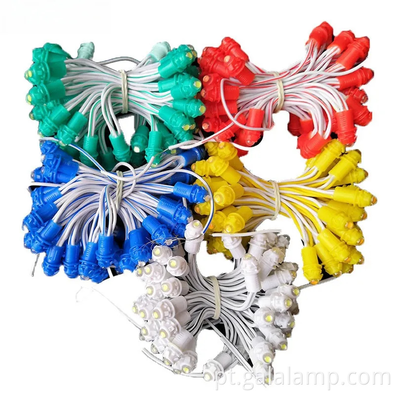 Luzes de corda de pixels à prova d'água para decoração ao ar livre